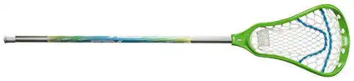 STX Lacrosse Fortress 100 Complete Stick with Crux Mesh Pocket, Lizard