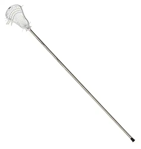 stx lacrosse cs x0x we dy/adx7 77/pl x0 defense complete lacrosse stick with hammer 7000 shaft, white/platinum