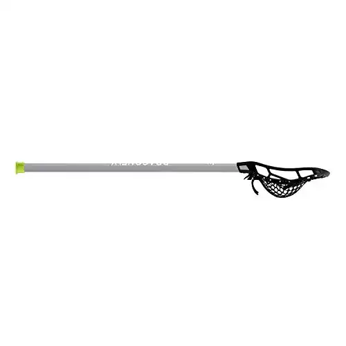 Epoch iD Vision Jr. Complete Lacrosse Stick for U14, 30″, Stiff-Flex iQ3, C30Black & Grey