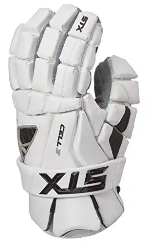 STX White Cell 4 Men's Lacrosse Gloves