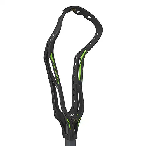 STX Womens Heads STX Lacrosse Crux 600 Women's Unstrung Head, Black/Lizard