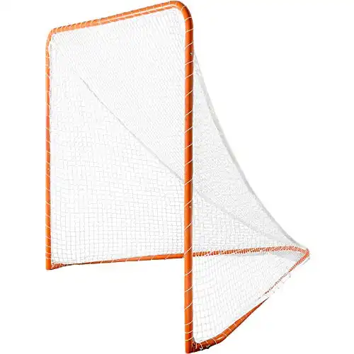 kapler regulation 6' x 6' lacrosse net with steel frame portable lacrosse goal collegiate lacrosse goals foldable