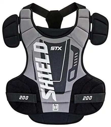 large stx lacrosse shield 200 chest protector