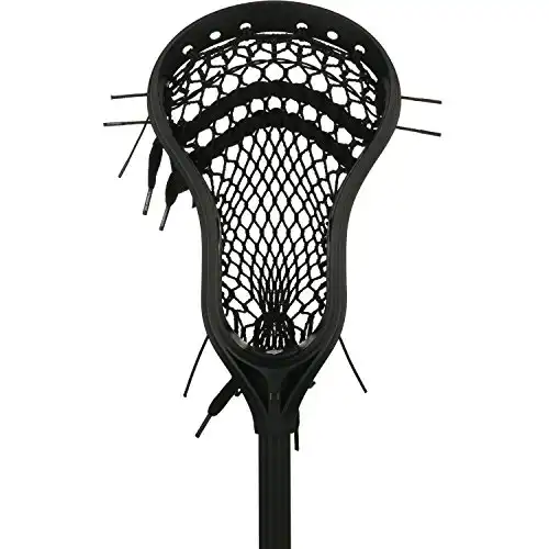 StringKing Complete 2 Senior 175 Attack Men's Lacrosse Stick (Black/Black)