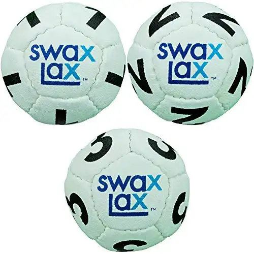 numbered lacrosse training balls for goalie practice