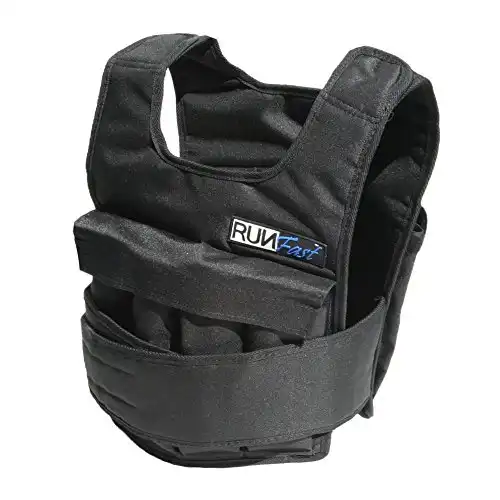 RUNmax Runfast Pro Weighted Vest, 20 lb