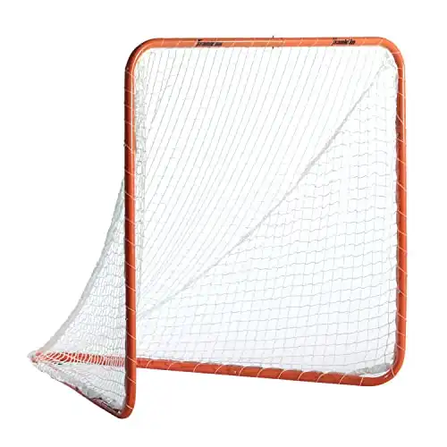franklin sports backyard lacrosse goal – kids lacrosse training net – lacrosse training equipment – perfect for youth training – 48″ x 48″